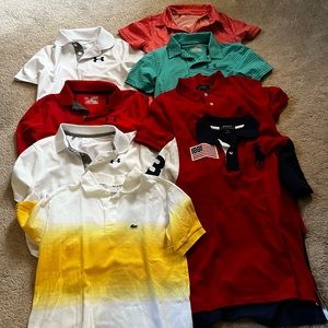 Lot Bundle: Boys shorts and polos (Size 10-12)